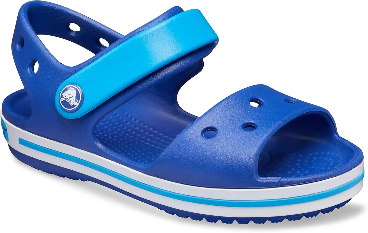 Crocs Crocband Sandal (Toddler/Little Kid) Cerulean Blue/Ocean 12 Little Kid M
