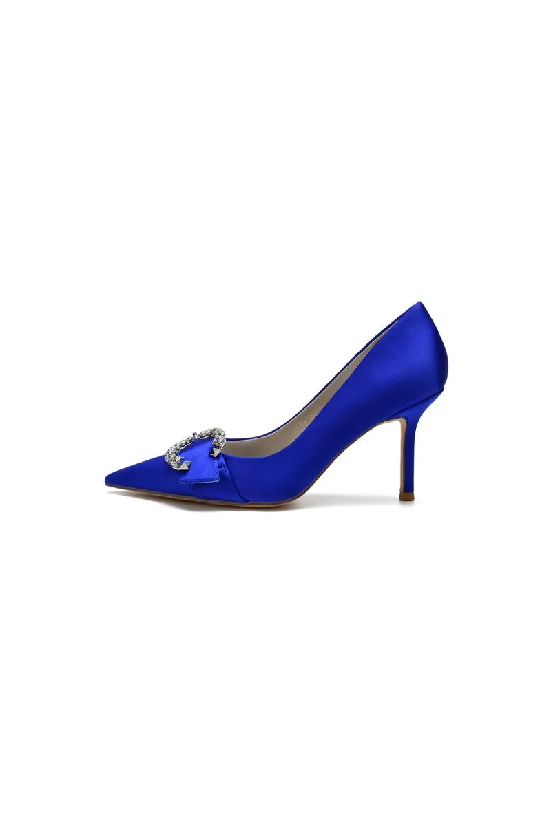 Crystal Cocktail Pointed Toe High Heels