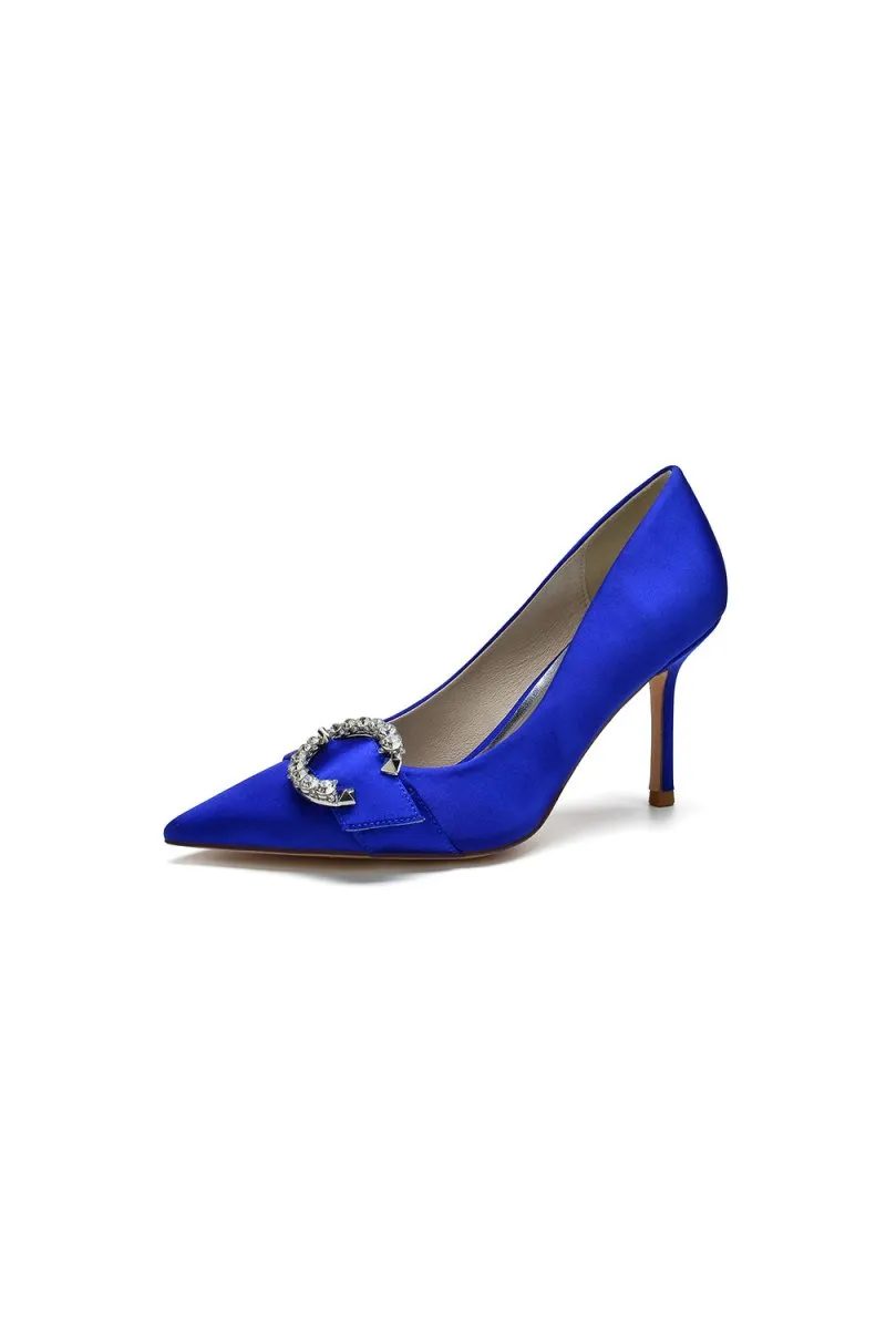 Crystal Cocktail Pointed Toe High Heels