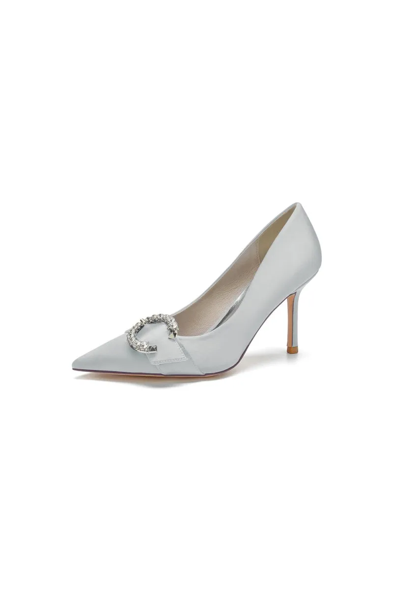 Crystal Cocktail Pointed Toe High Heels