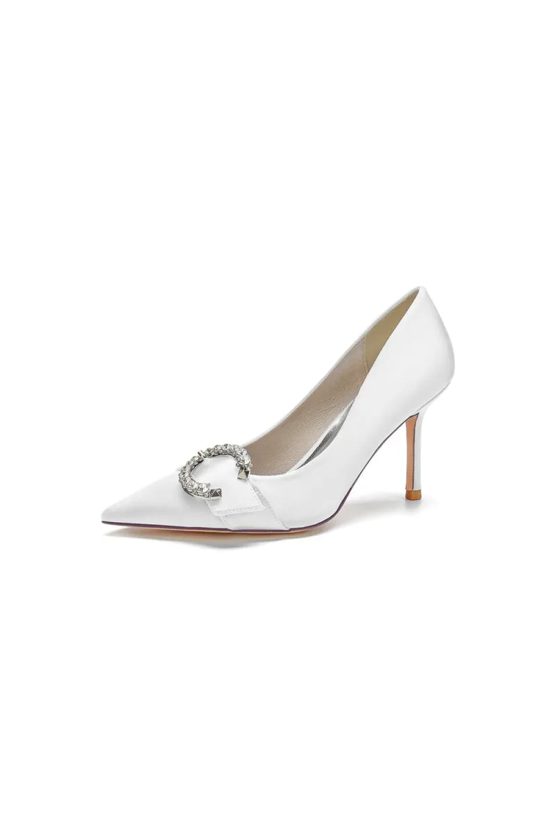 Crystal Cocktail Pointed Toe High Heels