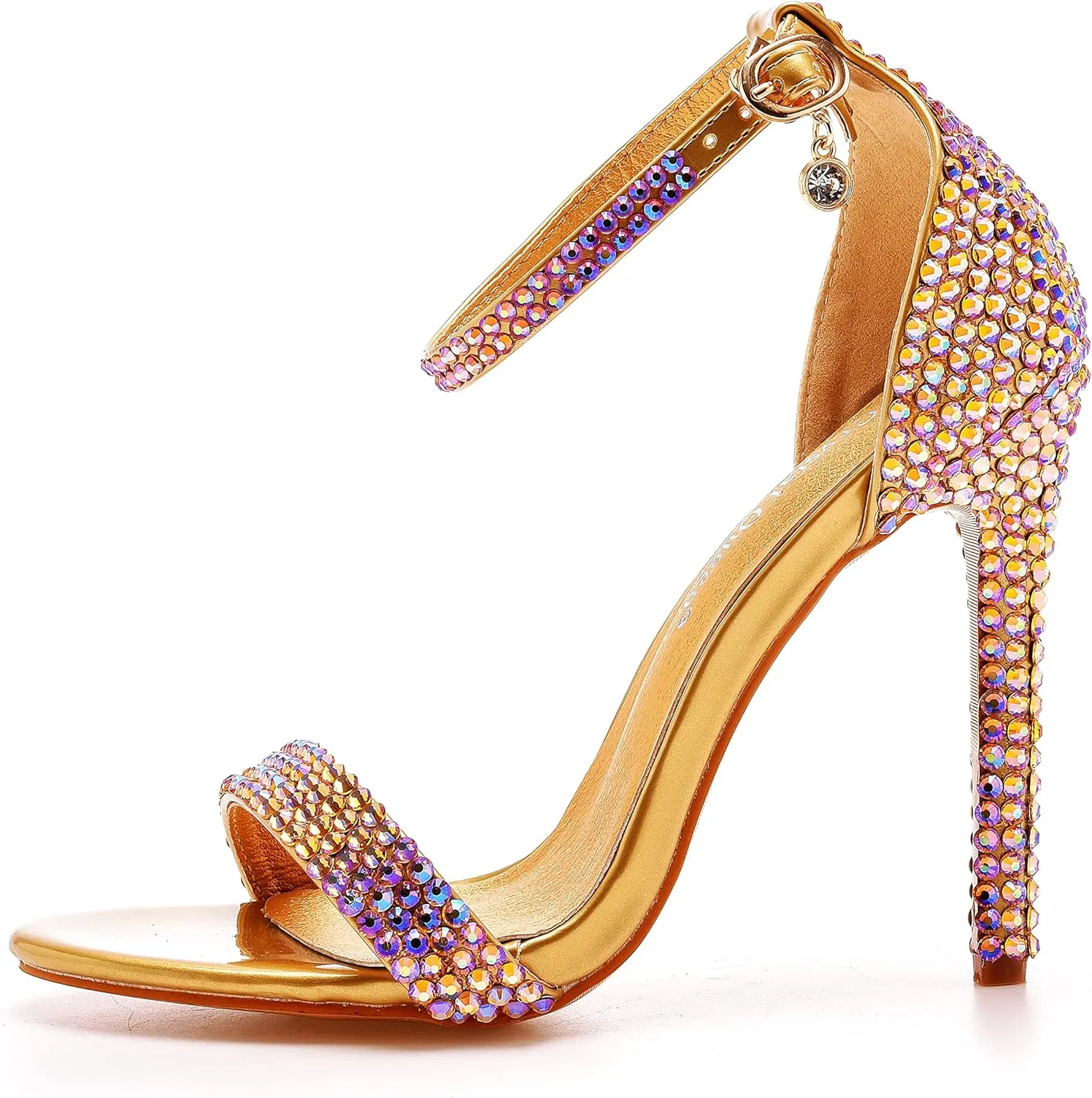 Crystal Queen Full Pearls Heels Sandals Stiletto Heels Peep Toe High Heel Sandals Pump Shoes For Bride Wedding Party Evening