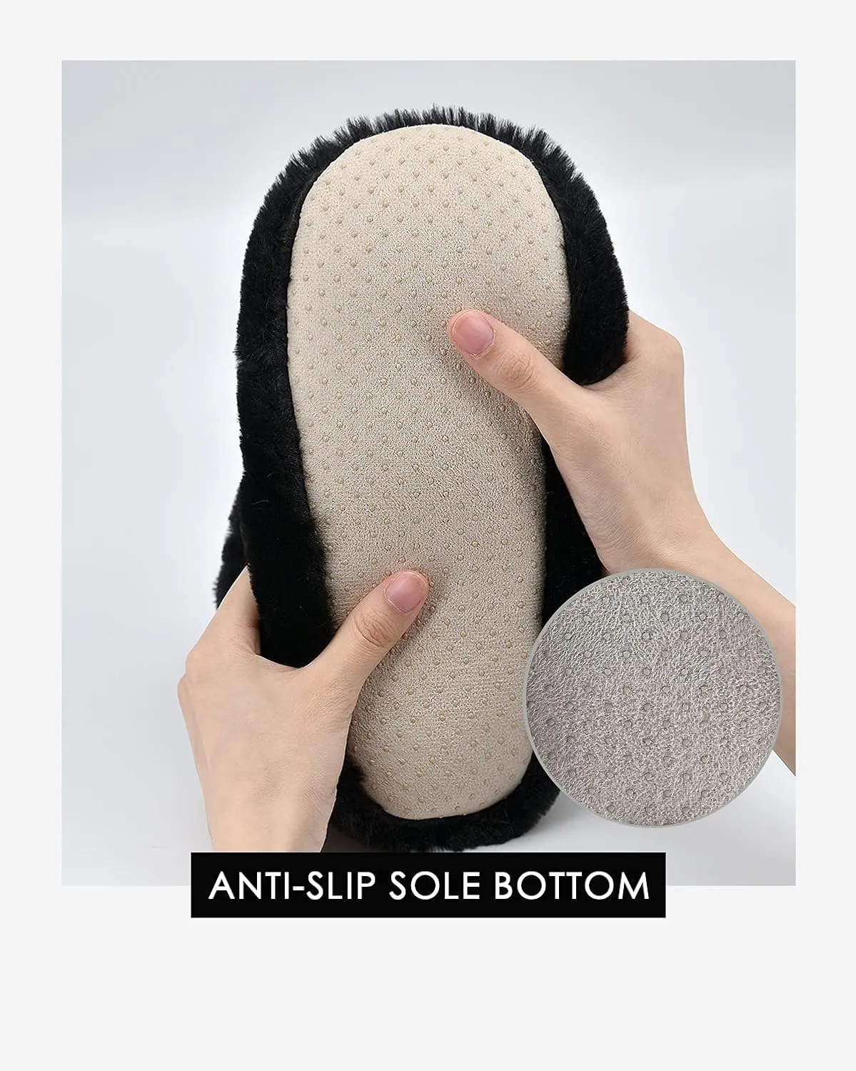DICUIRD Animal Slipper Socks with Grippers for Women,Winter Cozy&Comfy Boot Slippers for Women