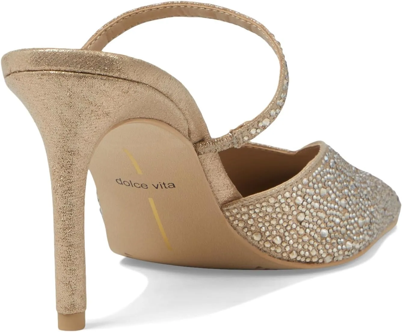 Dolce Vita Women's Kanika Crystal Pointed Toe Heels