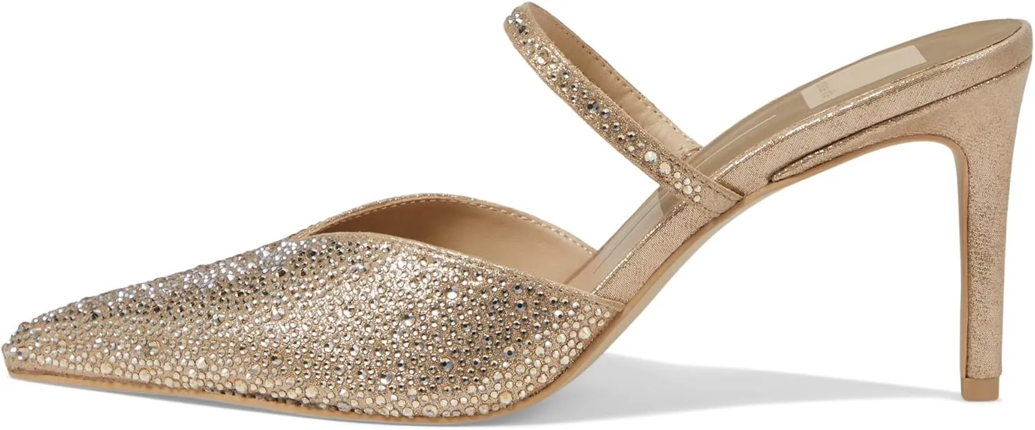 Dolce Vita Women's Kanika Crystal Pointed Toe Heels