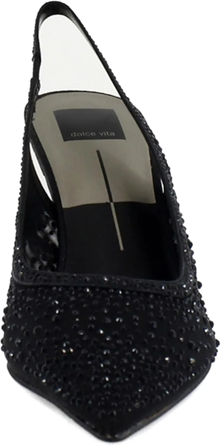 Dolce Vita Women's Kaye Crystal Pointed Toe Heels