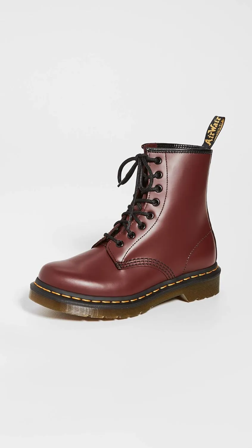 Dr. Martens Women's 1460 W Smooth Leather 8 Eye Boot