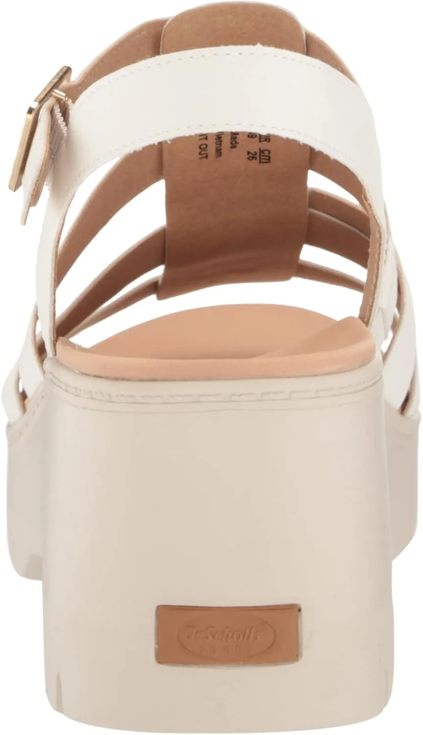 Dr. Scholl's Shoes Women's Check It Out Platform Wedge Fisherman Sandal