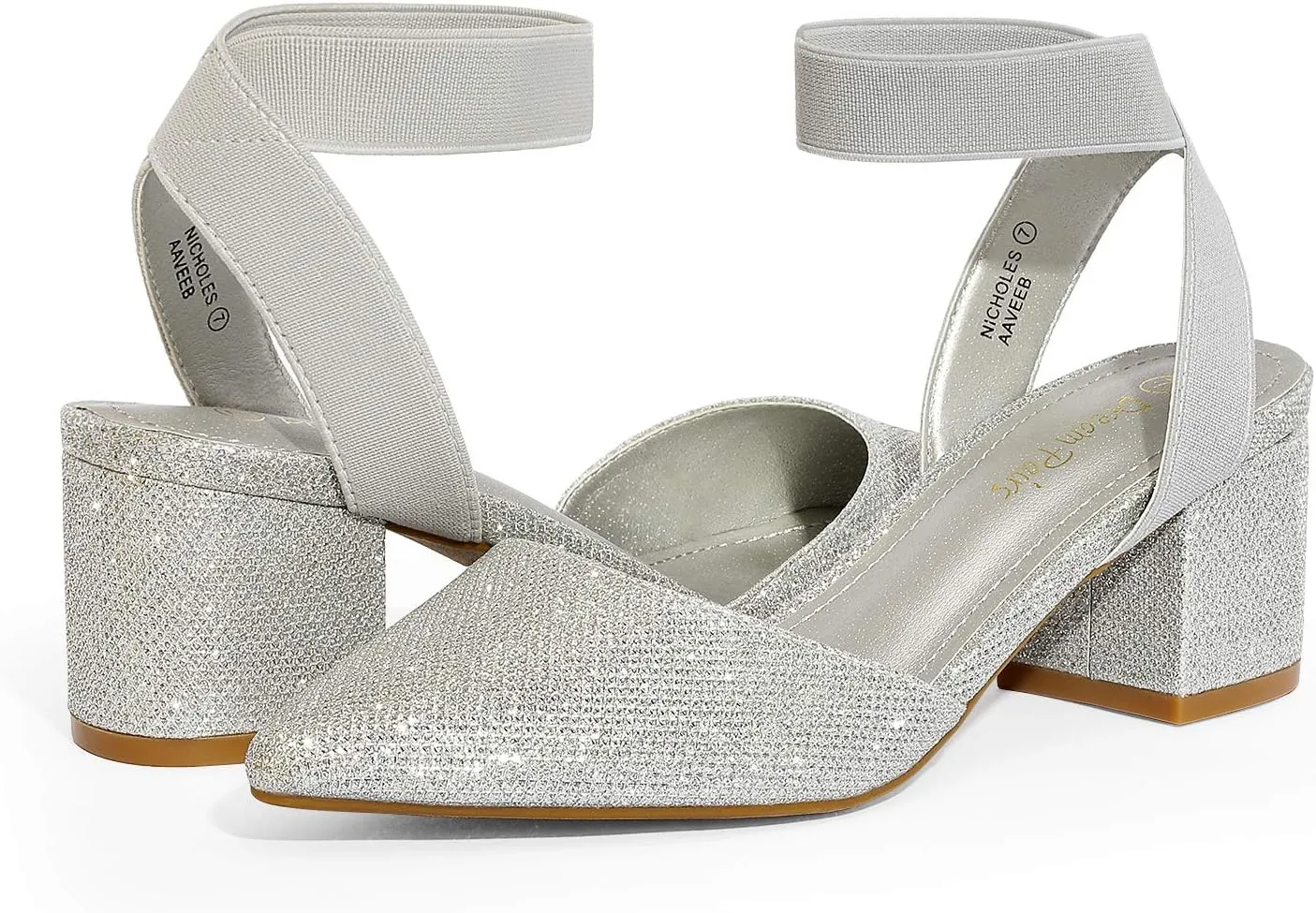 DREAM PAIRS Womens Low Block Chunky Heel Shoes