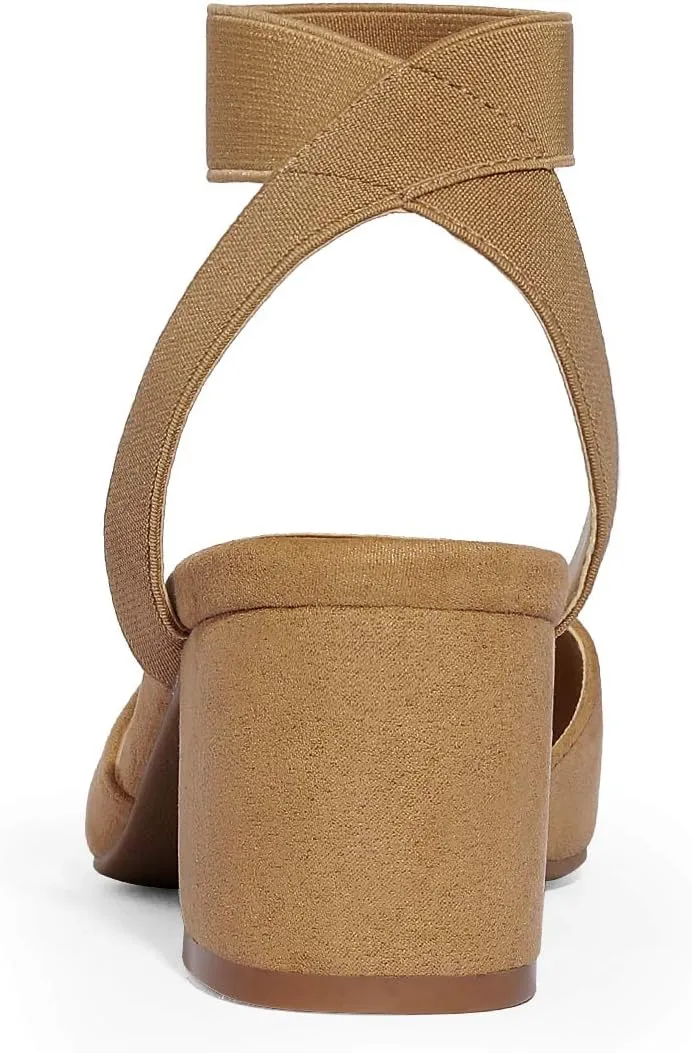DREAM PAIRS Womens Low Block Chunky Heel Shoes