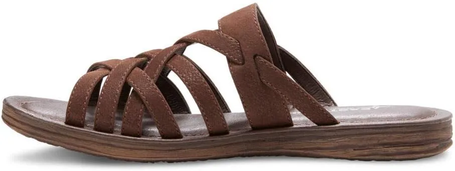 Eastland Women's Woven Slide Flat Sandal