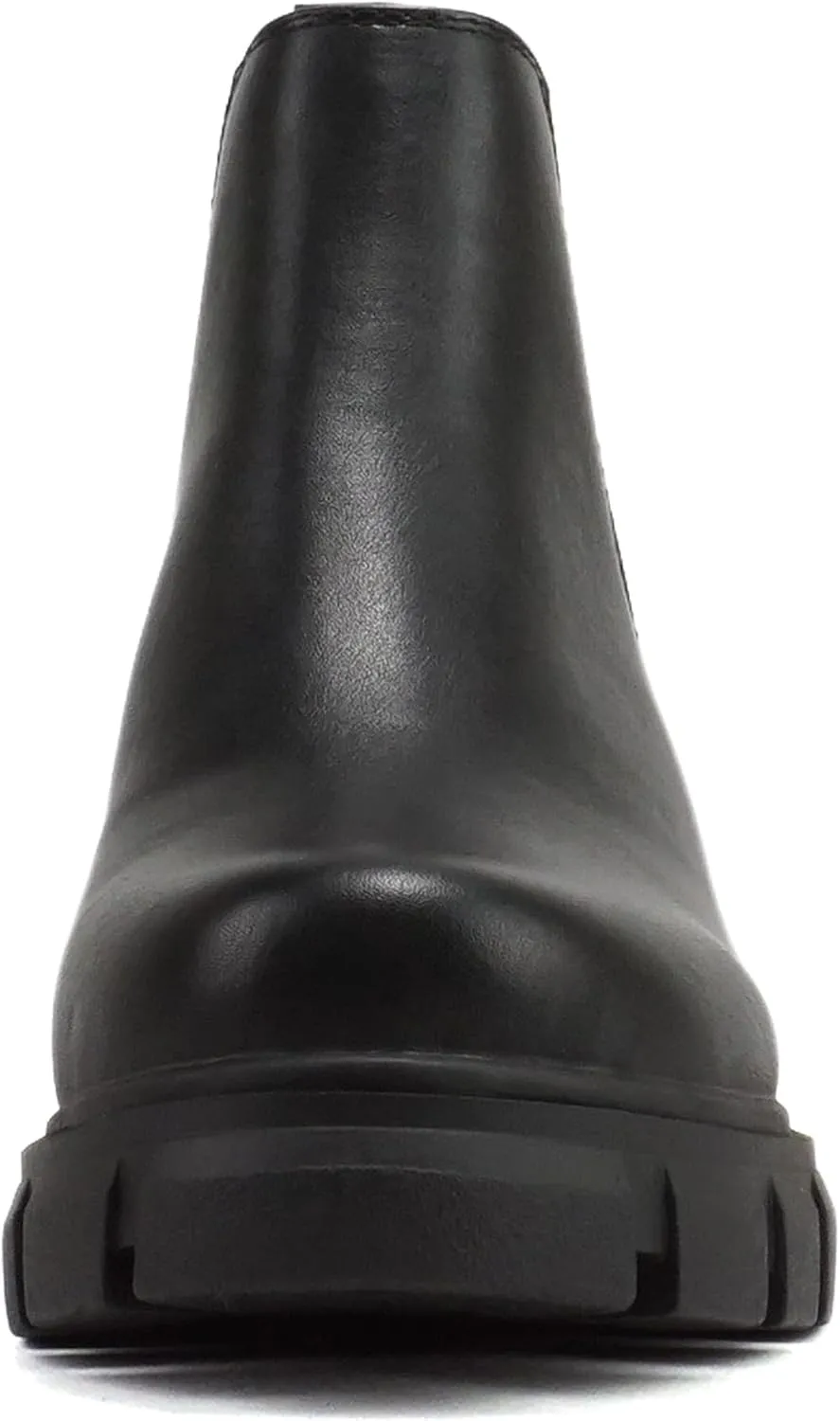 Everly - Women's Top Lug Sole Mid-Heel Chelsea Fashion Ankle Booties