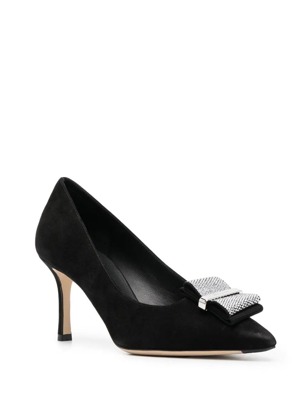 Ferragamo With Heel Black
