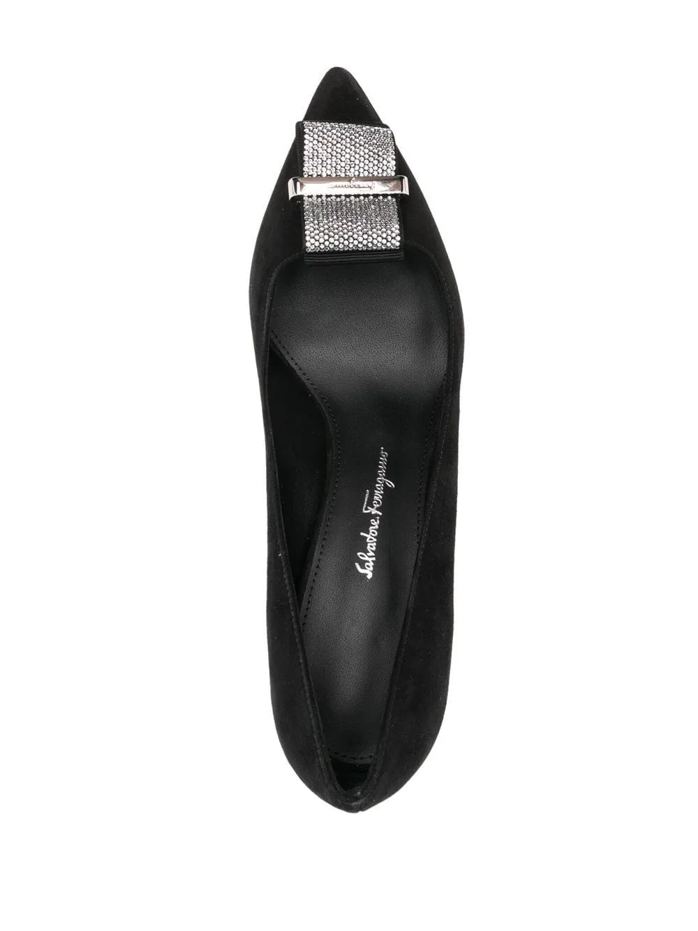 Ferragamo With Heel Black