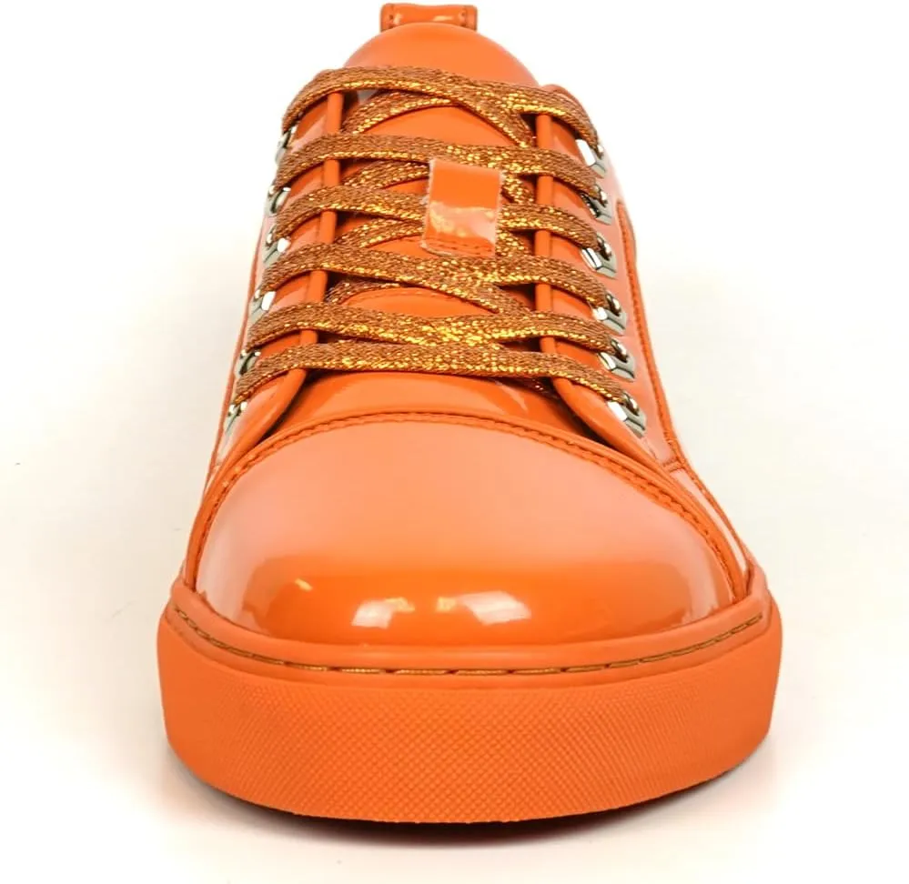 FI-2415-2 Patent Leather Cap tor Lace up Sneaker