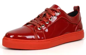 FI-2415-2 Patent Leather Cap tor Lace up Sneaker
