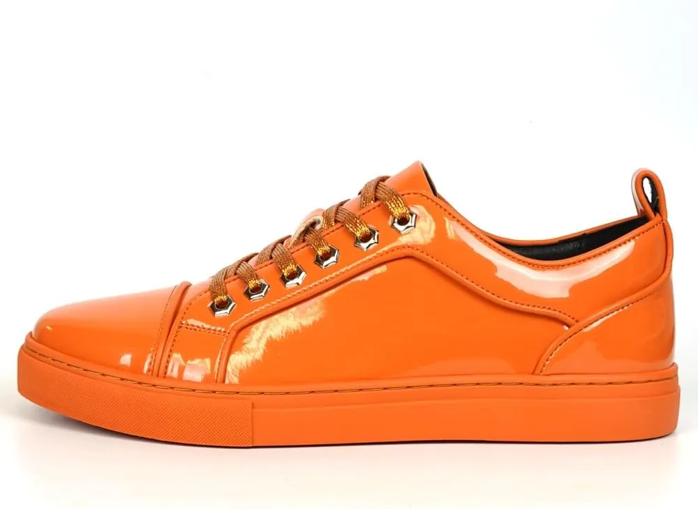 FI-2415-2 Patent Leather Cap tor Lace up Sneaker