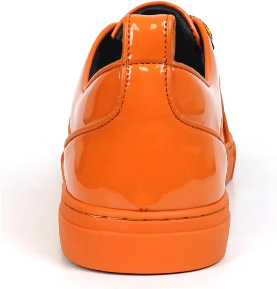 FI-2415-2 Patent Leather Cap tor Lace up Sneaker