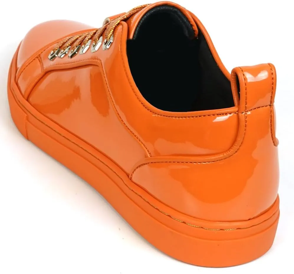 FI-2415-2 Patent Leather Cap tor Lace up Sneaker