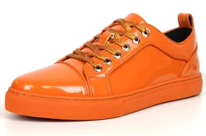 FI-2415-2 Patent Leather Cap tor Lace up Sneaker