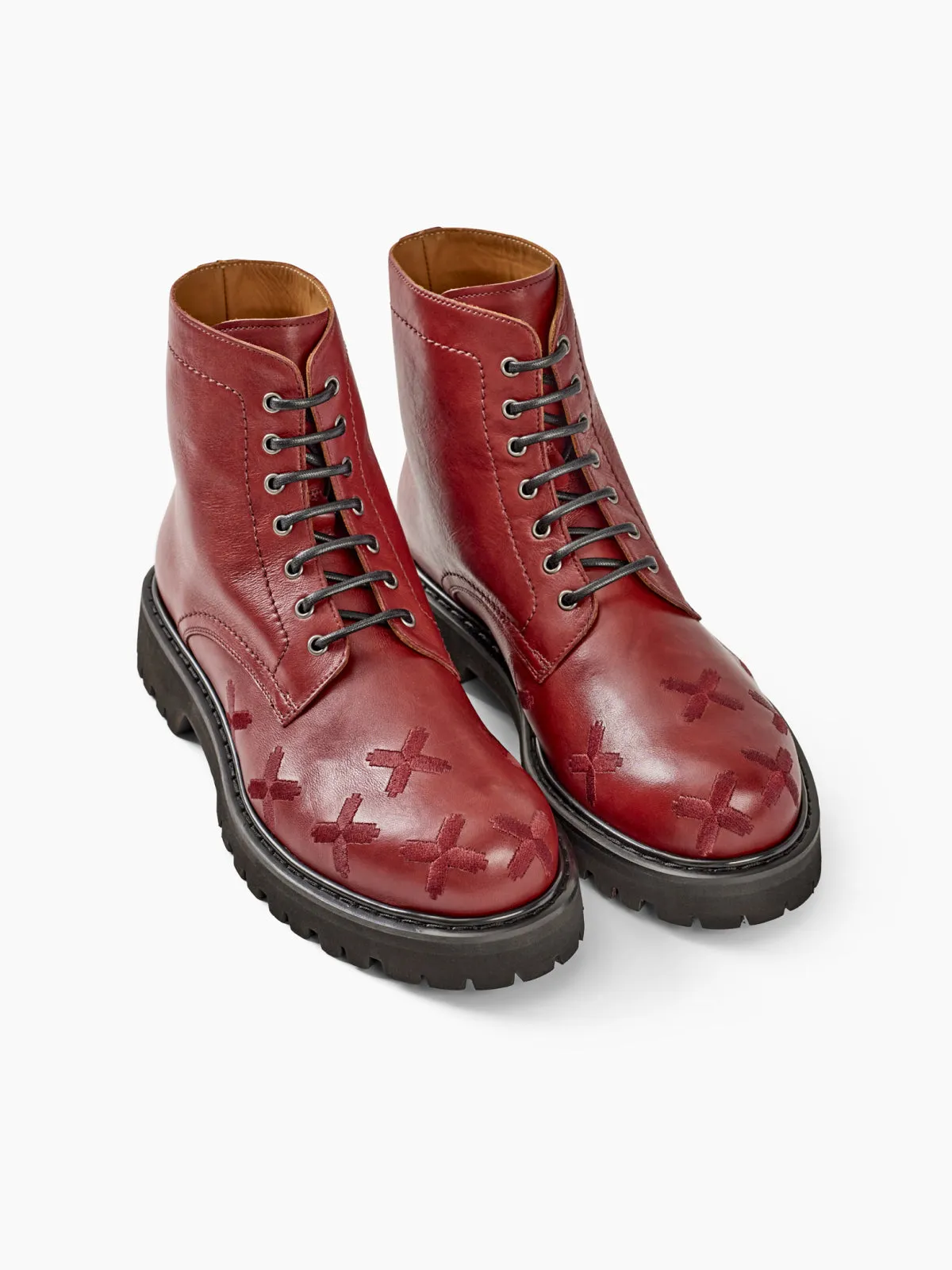 GEBA Lace-up Lug Boot