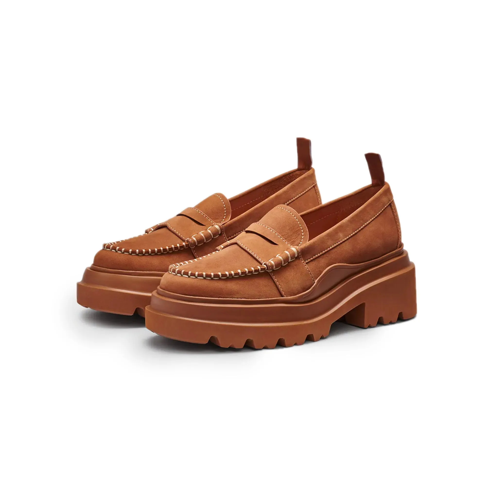 G.H. Bass Womens Ella Platform Loafer