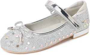 Girls Dress Shoes Prom Shoes Wedding Shoes Low Heel Glitter Toddler Shoes