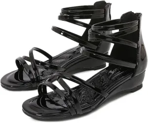 Girls Low Heel Chunky Sandals Wedding Dress Pumps Shoes