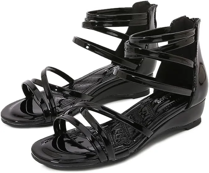 Girls Low Heel Chunky Sandals Wedding Dress Pumps Shoes
