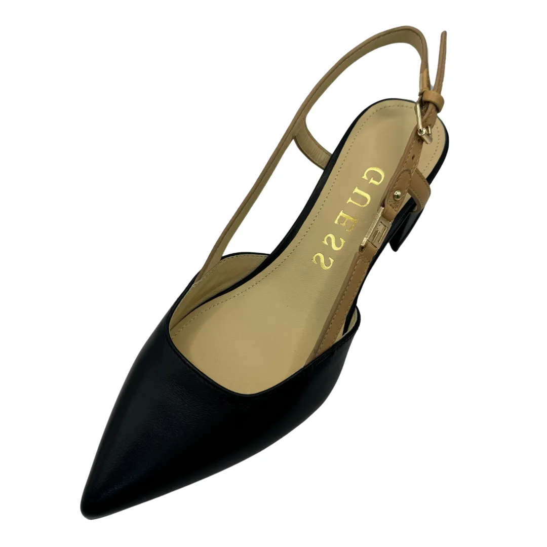 Guess Black & Nude Slingback