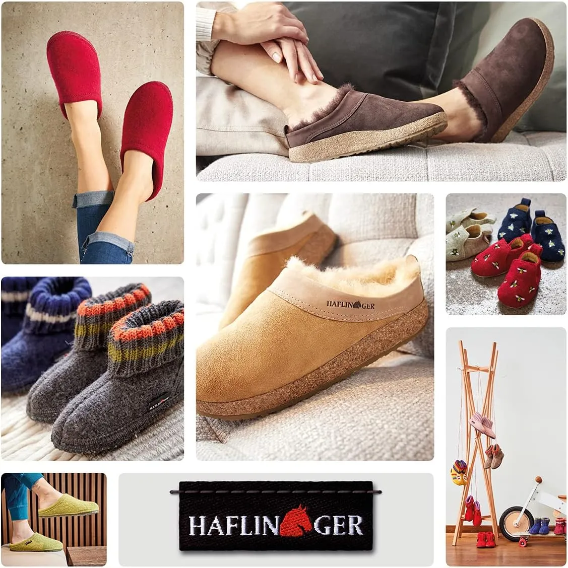 HAFLINGER Women's and men's shoes for the home. Loafer 621810