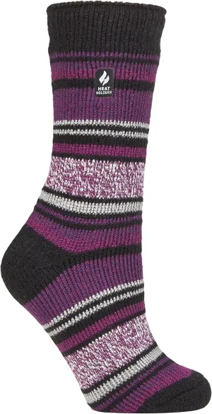 HEAT HOLDERS Womens Fleece Insulated Thermal Socks | Fuzzy Boot Socks for Winter