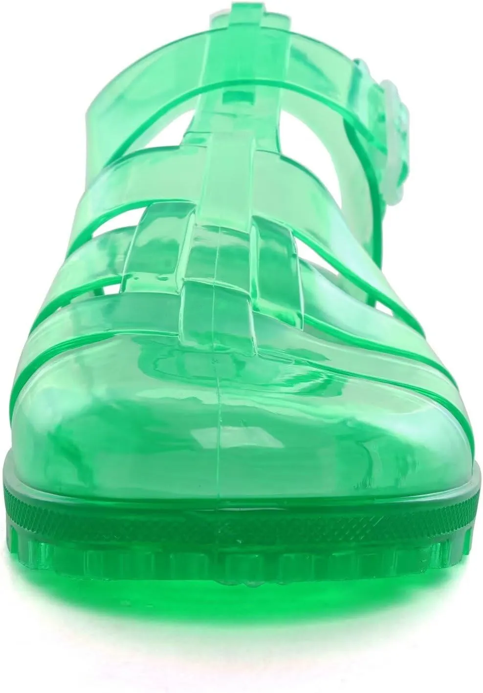 Hee grand Crystal Jelly Heel Sandals For Women Summer Beach Jelly Shoes