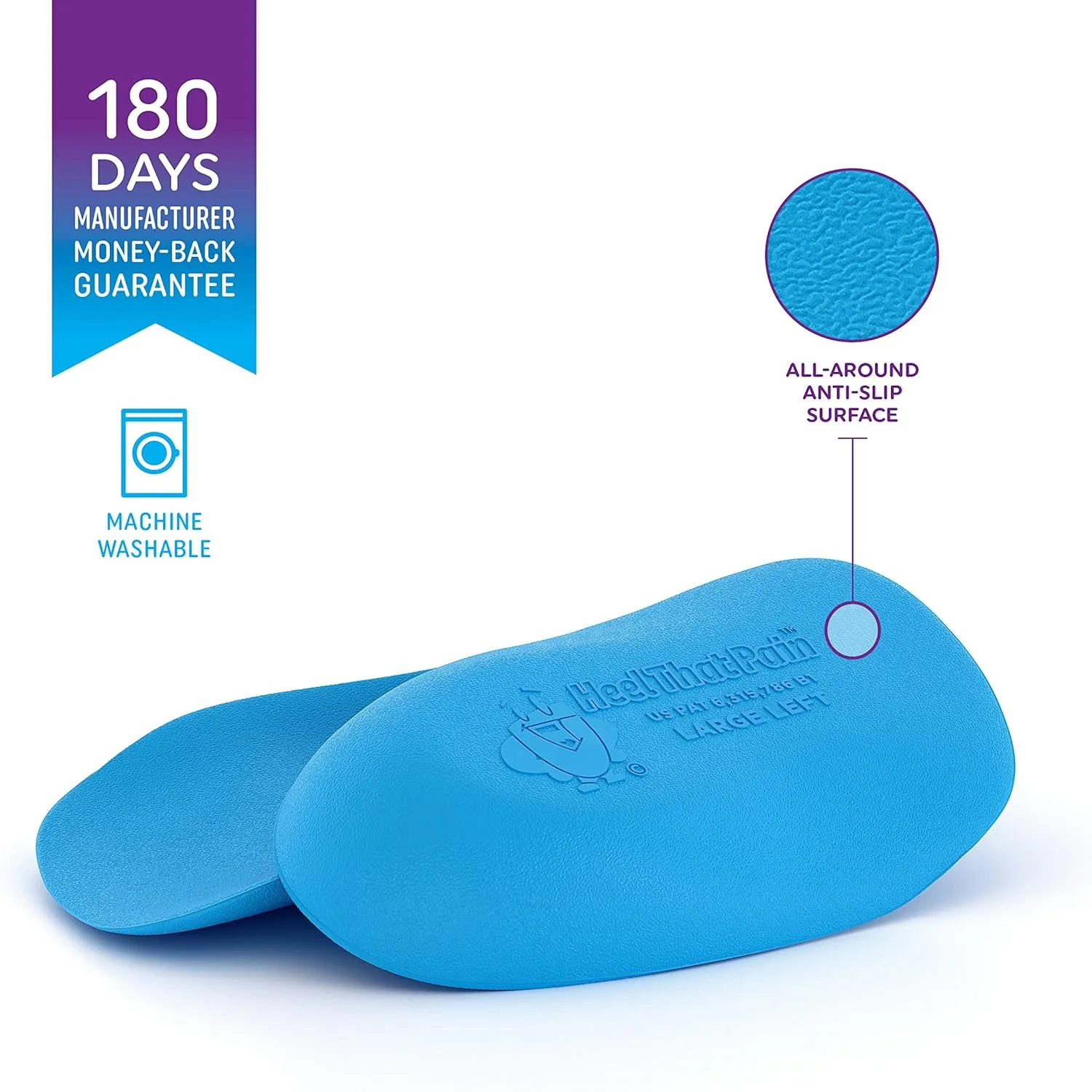 Heel Seats by Heel That Pain | Foot Orthotic Inserts | Heel Cups for Heel Pain, Plantar Fasciitis and Heel Spurs