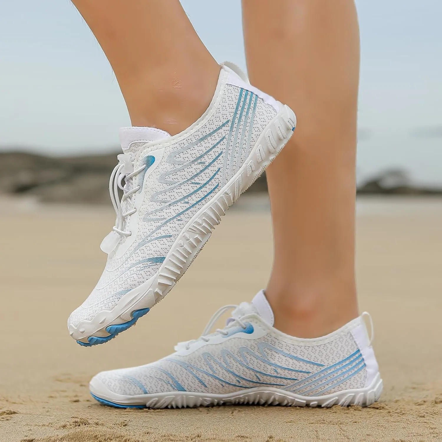 Hike Barefoot Footwear Womens Mens Wide Toe Box & Non-Slip Waterproof Beach Trekking Hiking Shoes