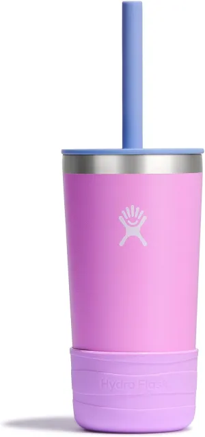 Hydro Flask Kids Tumbler Jr. Stainless Steel Vacuum Insulated Tumbler Cup with Lid and Straw for Cold Water and Drinks for Sports, School, Camp, Lunch