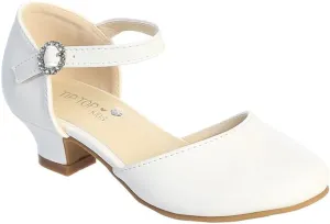 iGirlDress Charming Mary Jane Party Shoes with Crystal Detailing