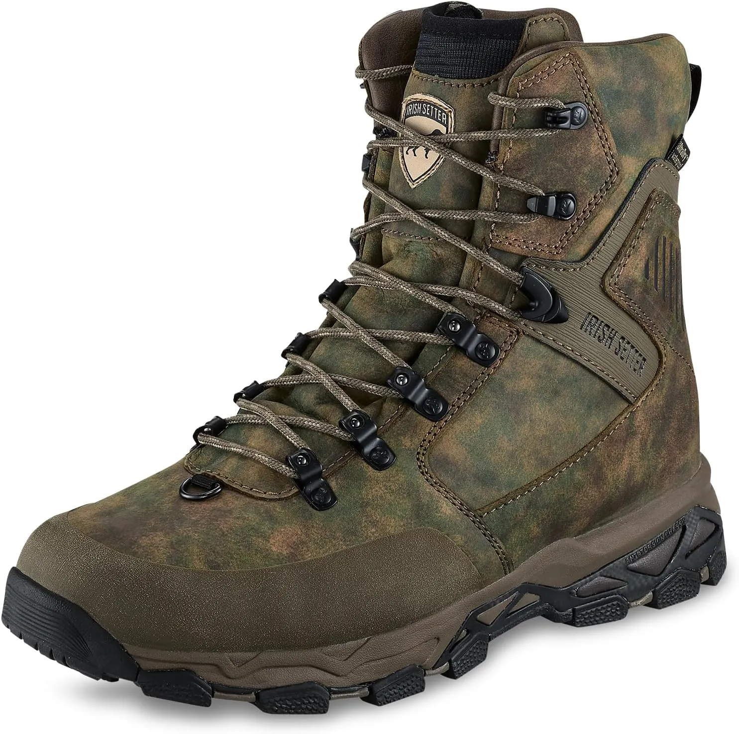 Irish Setter, Pinnacle, Men’s, 9", Waterproof, Insulated 400g, Hunting Boot, Earth Field Camo