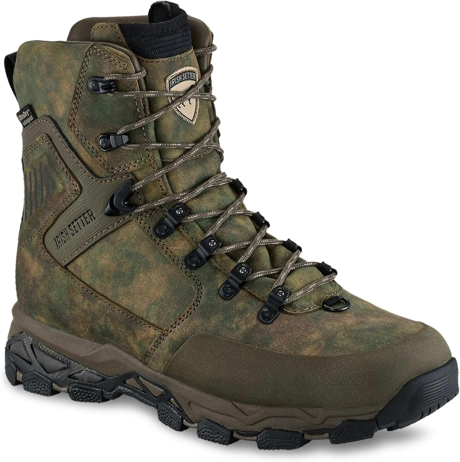 Irish Setter, Pinnacle, Men’s, 9", Waterproof, Insulated 400g, Hunting Boot, Earth Field Camo