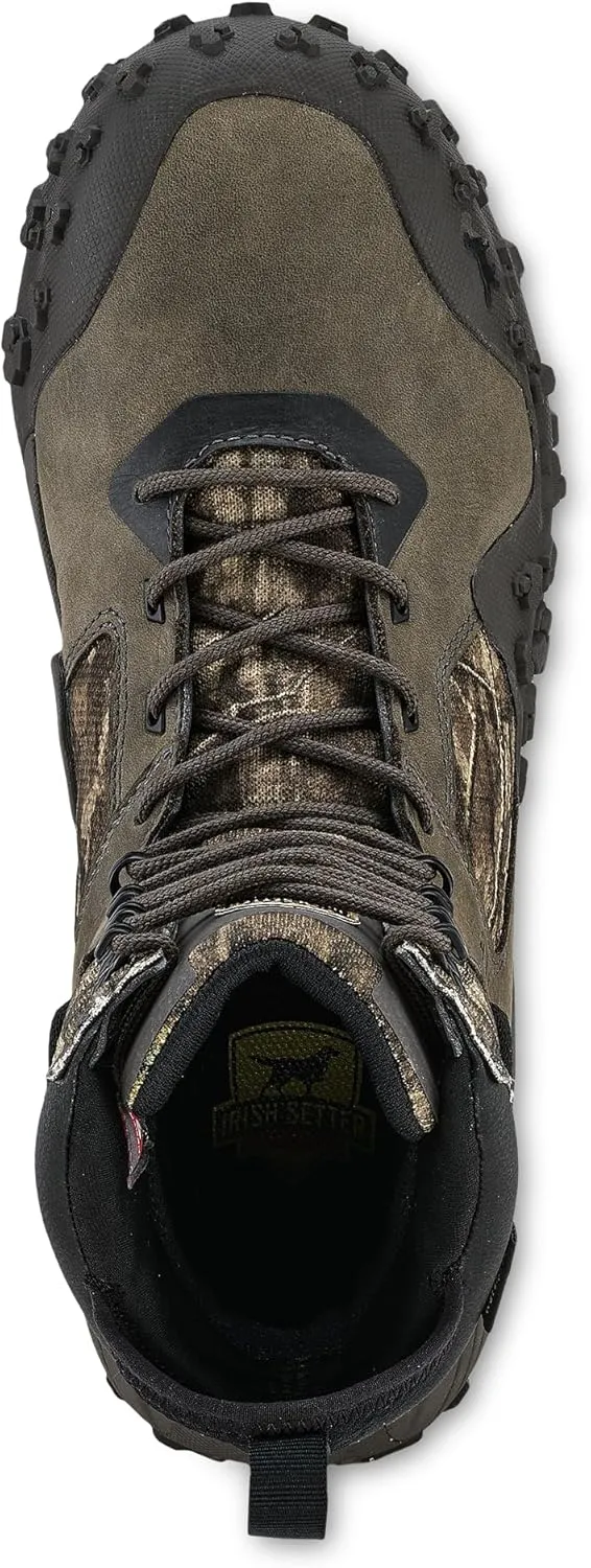 Irish Setter, VaprTrek, Men’s, 8", Waterproof, Insulated 400g, Hunting Boot, Mossy Oak Country Roots