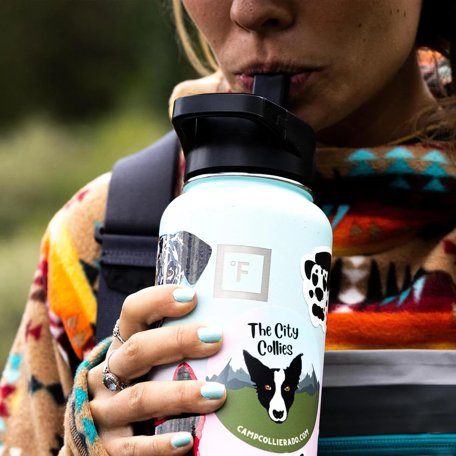 IRON °FLASK Camping & Hiking Hydration Flask with Straw Lid & Boot - Stainless Steel, Double Walled & Vacuum Insulated Water Bottle - Leak Proof & BPA Free (Dream Sunset, Straw - 22 oz)