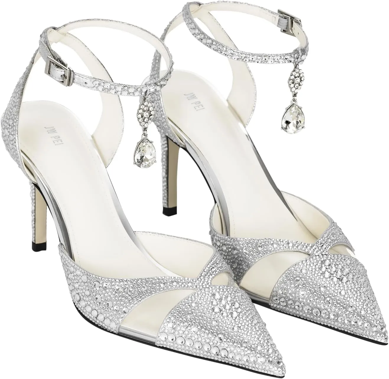JW PEI Women's Haidi Artificial Crystal Pumps