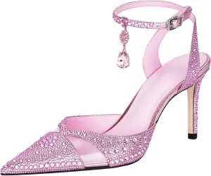 JW PEI Women's Haidi Artificial Crystal Pumps