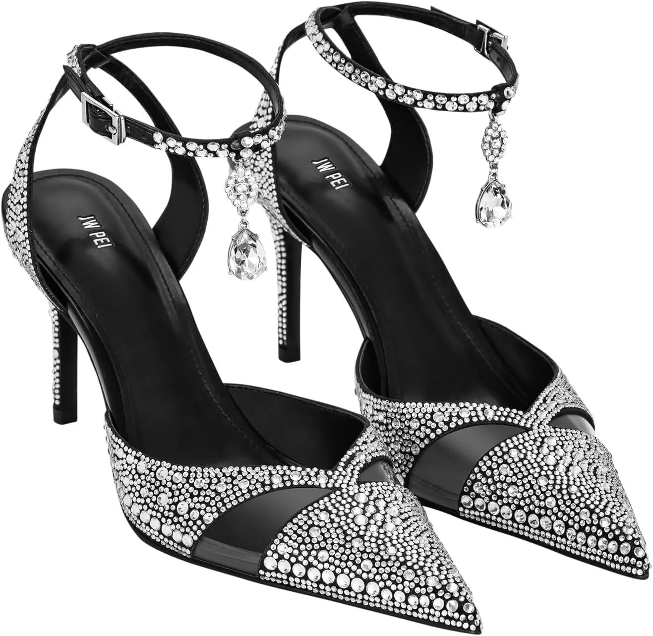 JW PEI Women's Haidi Artificial Crystal Pumps