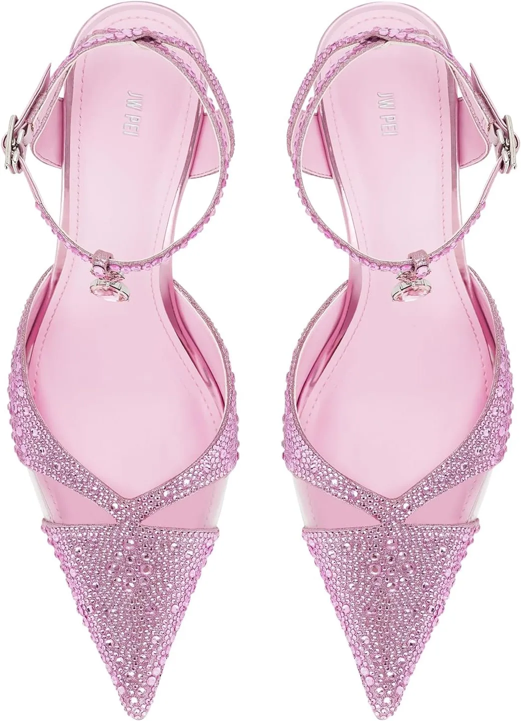 JW PEI Women's Haidi Artificial Crystal Pumps