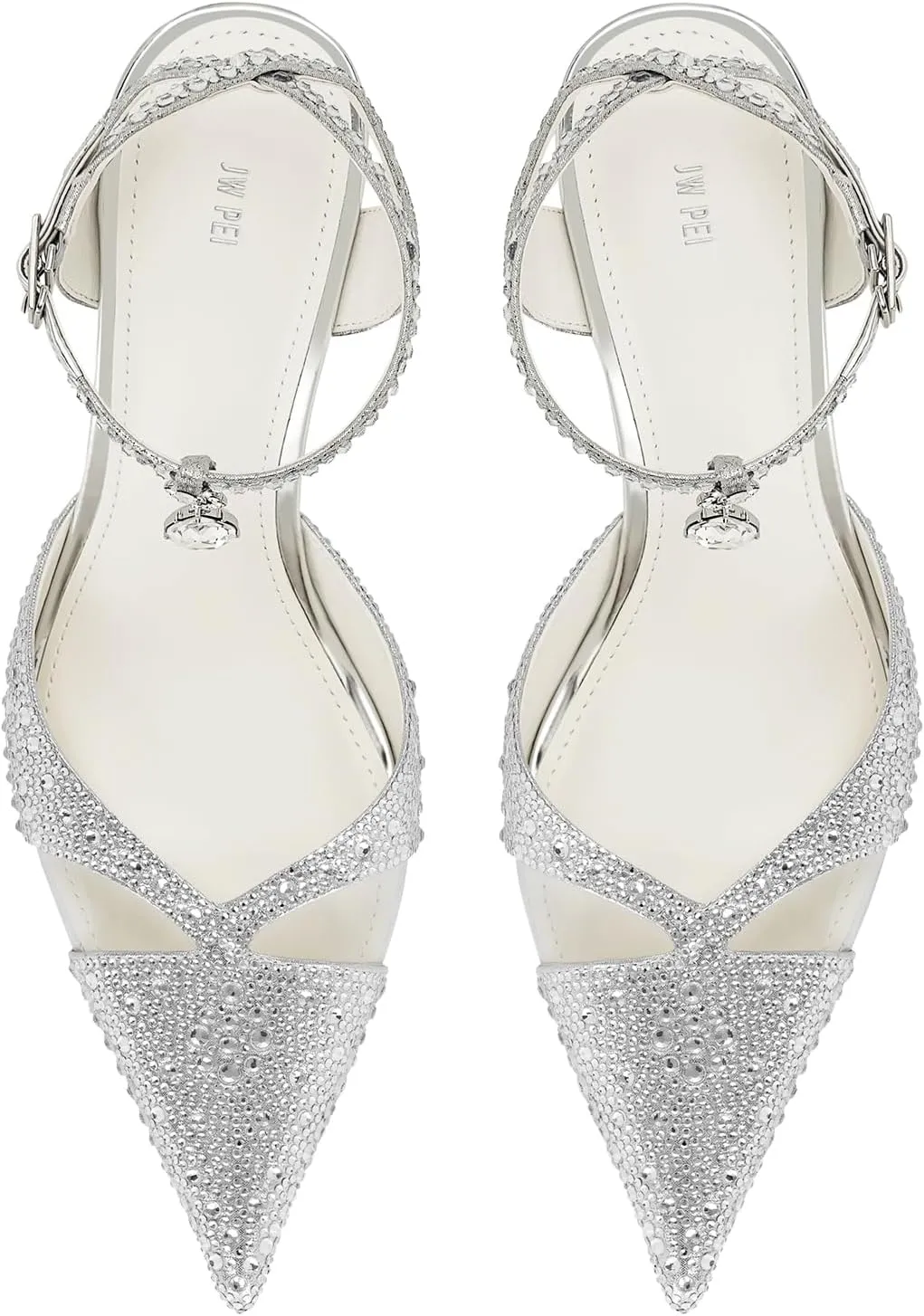JW PEI Women's Haidi Artificial Crystal Pumps