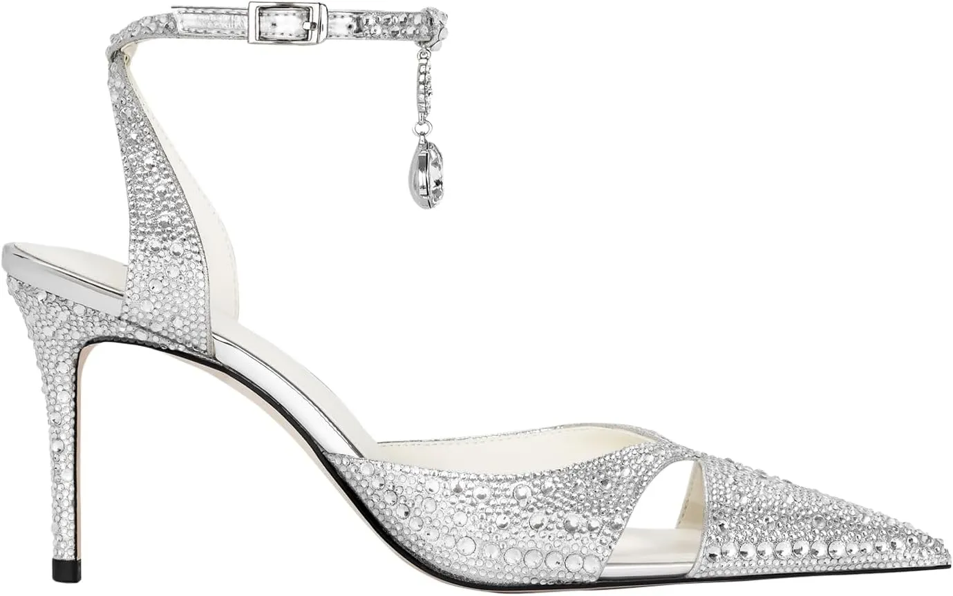 JW PEI Women's Haidi Artificial Crystal Pumps