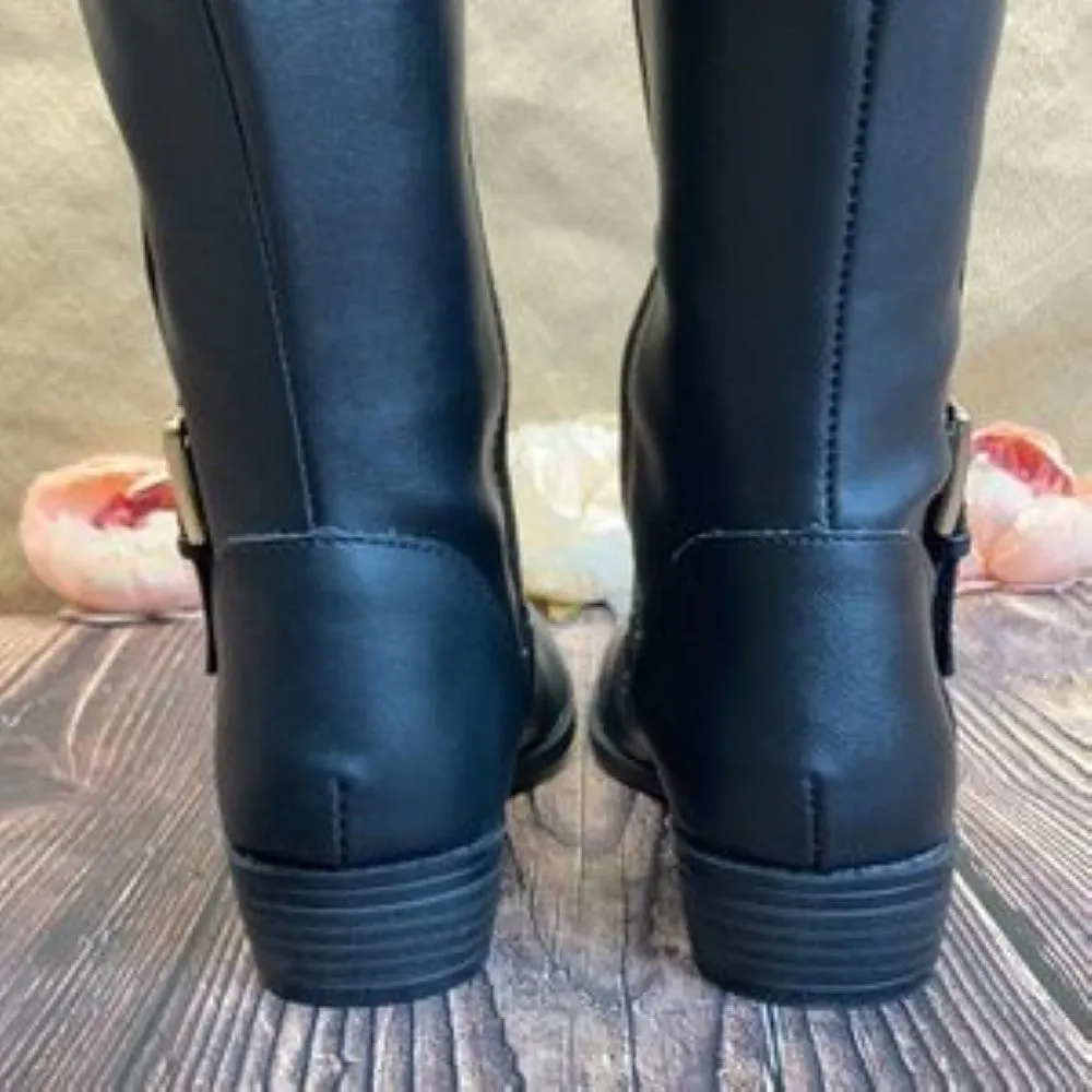 KAREN SCOTT WIDE CALF Black/Brown DELIEE Boots 8.5