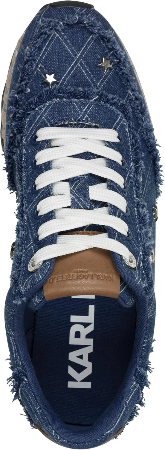 Karl Lagerfeld Paris Women's Everyday Cushioned Insole Meaza-Lace Up Sneaker