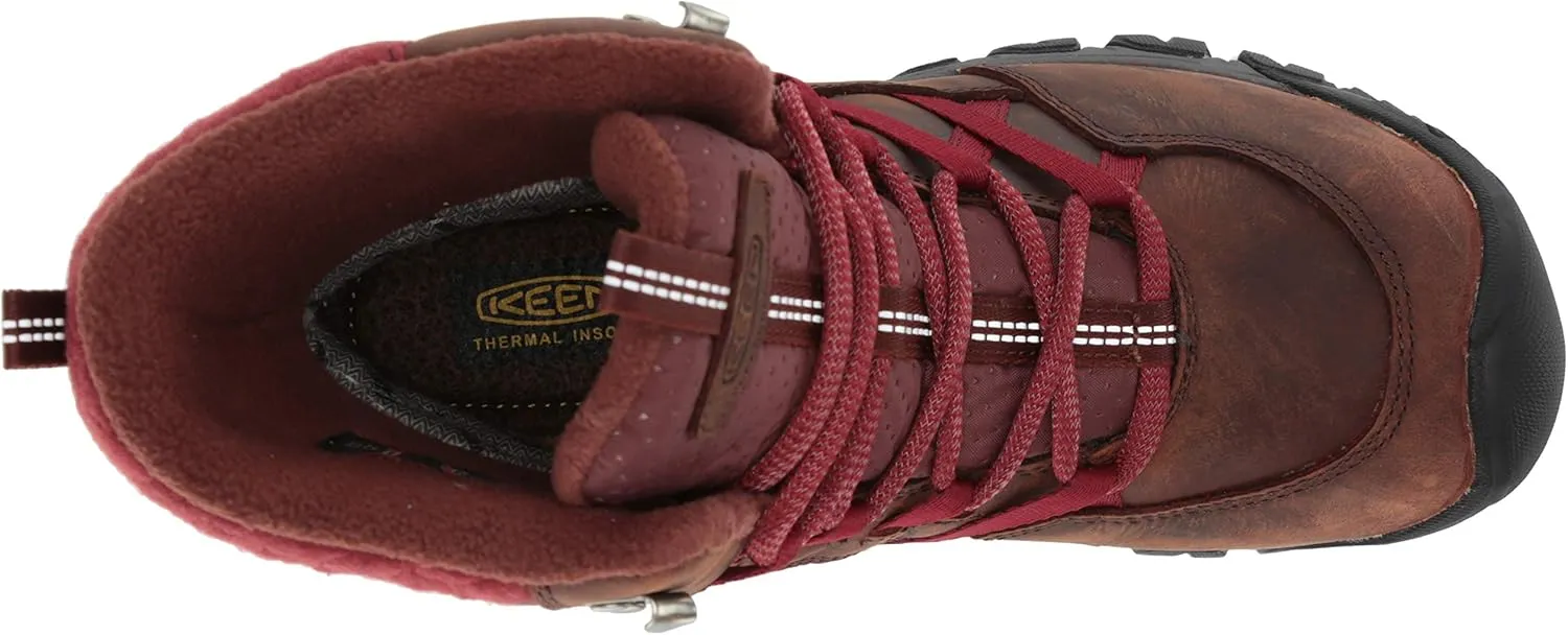 KEEN Women's Hoodoo 3 Lace Up Mid Height Leather Insulated Waterproof Snow Boot
